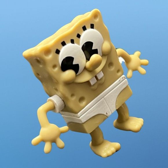 Set of 4 SpongeBob SquarePants PVC Figures 1-1.5" - Picture 1 of 6